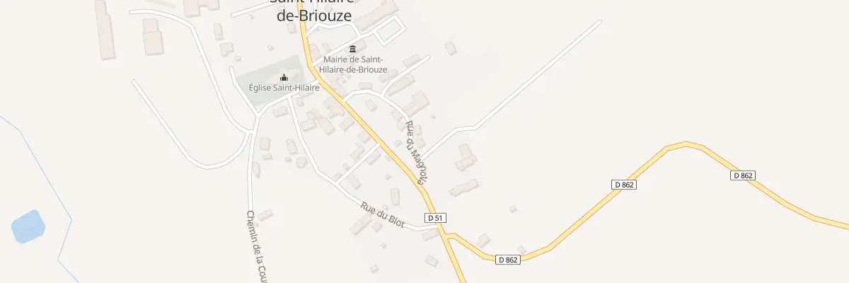 Plan du 10 Le Bourg à Saint-Hilaire-de-Briouze