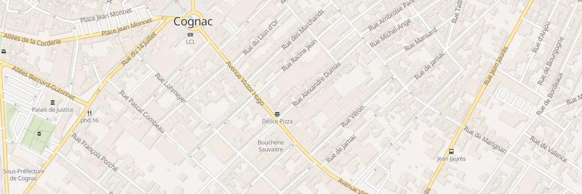 Plan du 11 Rue Alexandre Dumas à Cognac