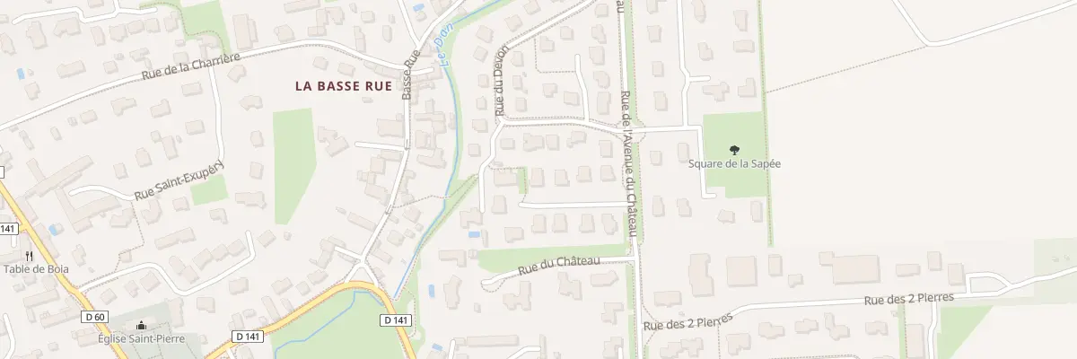 Plan du 7 Rue des Florentines à Biéville-Beuville