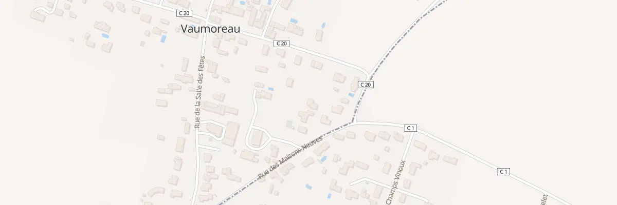 Plan du 60 Rue du Château d’Eau à Vouillé