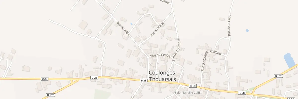 Plan du 2 Rue du Stade à Coulonges-Thouarsais