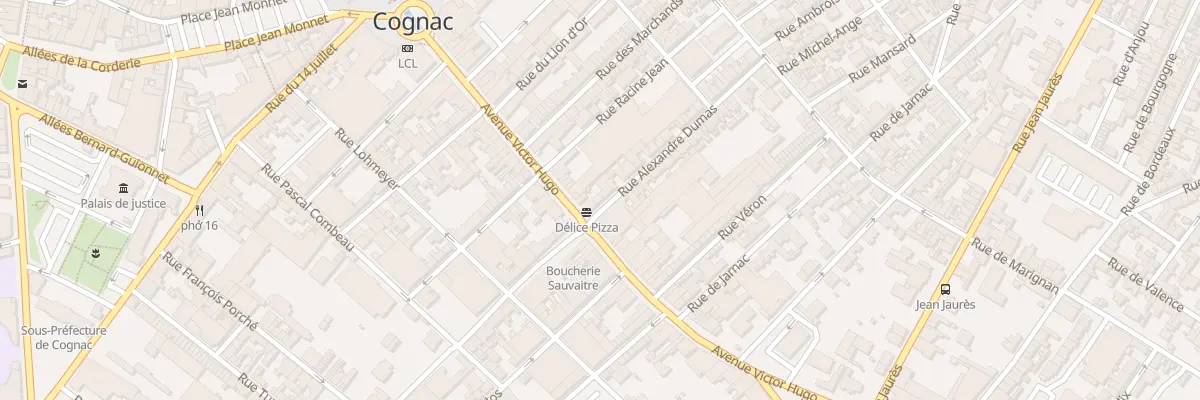 Plan du 3 Rue Alexandre Dumas à Cognac