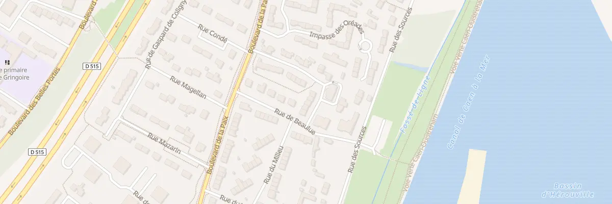 Plan du 154 Rue du Parc du Château à Hérouville-Saint-Clair