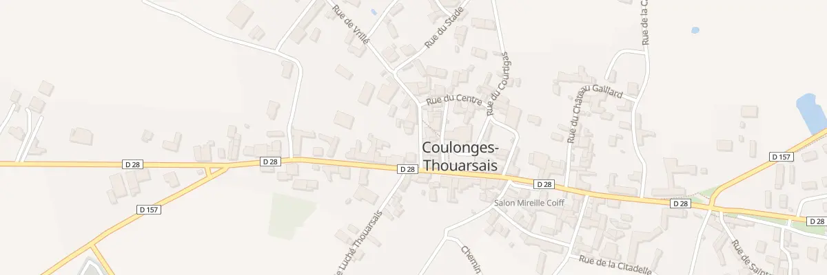 Plan du 3 Rue de Vrillé à Coulonges-Thouarsais