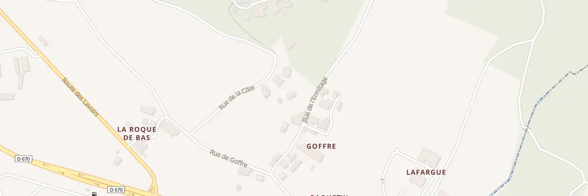 Plan du 2 Cote de la Garde à Saint-Germain-de-la-Rivière