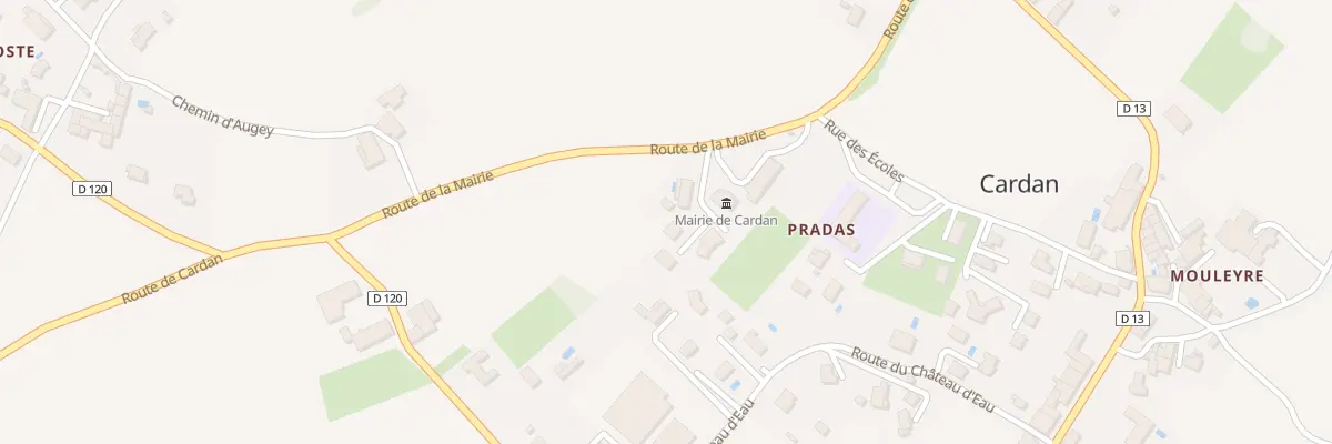 Plan du 1116 Rte de la Mairie à Cardan