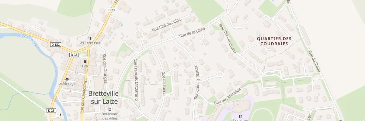 Plan du 6 Rue Camille Blaisot à Bretteville-sur-Laize