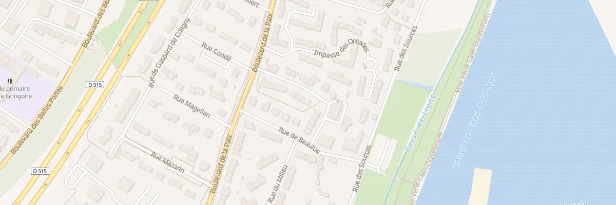 Plan du 84 Rue du Parc du Château à Hérouville-Saint-Clair