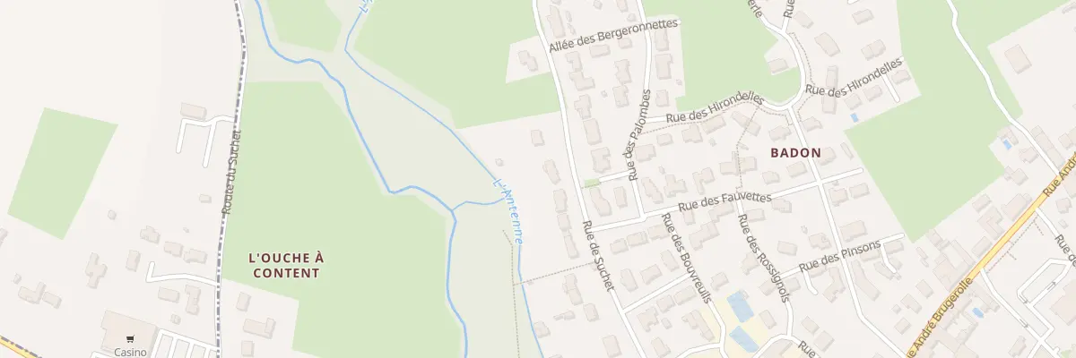 Plan du 21 Rue de Suchet à Matha