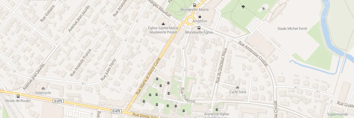 Plan du 54B Rue Chapron à Mondeville