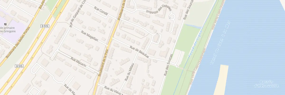 Plan du 164 Rue du Parc du Château à Hérouville-Saint-Clair