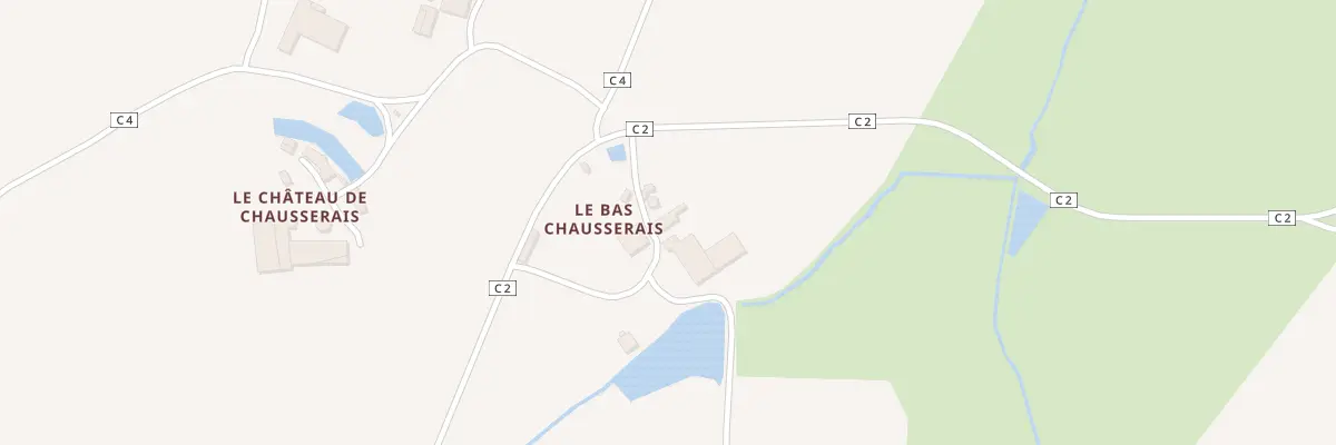 Plan du 2 Le Bas Chausserais à Chiché