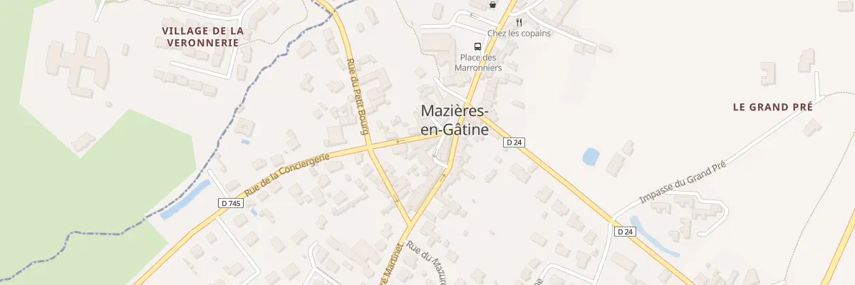 Plan du 9 Rue du Cheval Blanc à Mazières-en-Gâtine