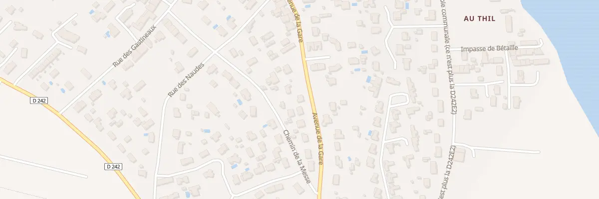 Plan du 22 Av de la Gare à Vayres