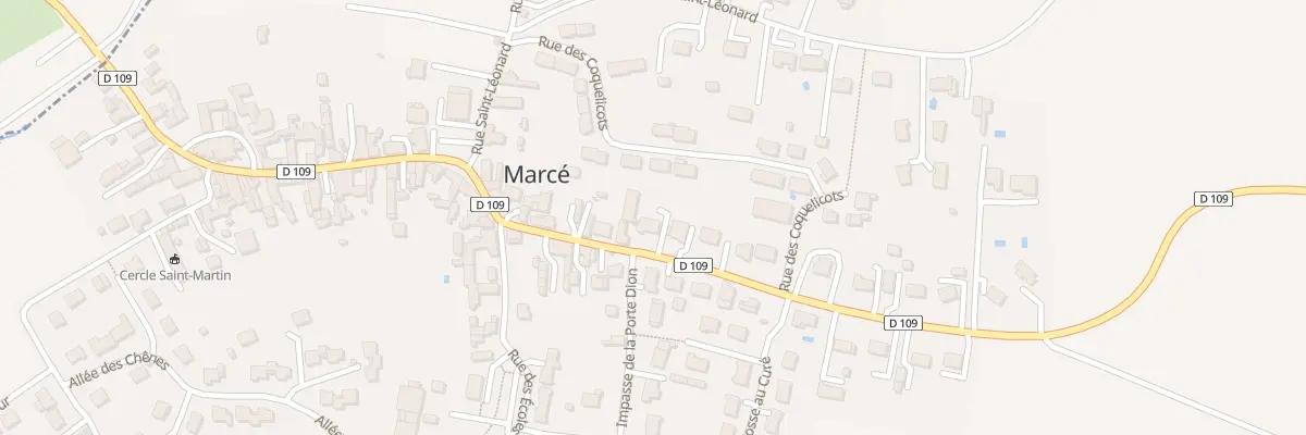 Plan du 29 Rue Principale à Marcé