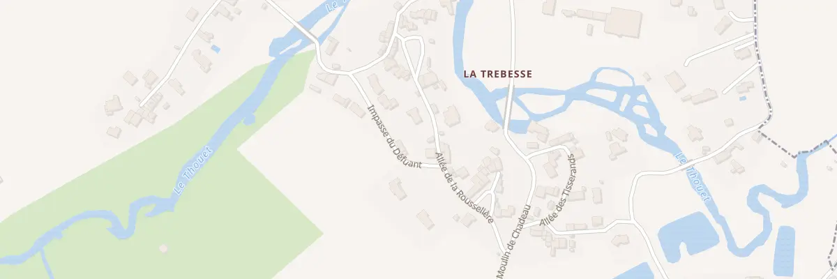 Plan du 7 All de la Rousseliere à Azay-sur-Thouet