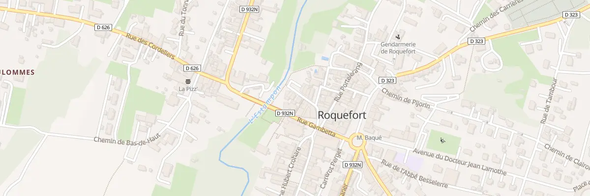 Plan du 61 Rue des Vieilles Ecoles à Roquefort