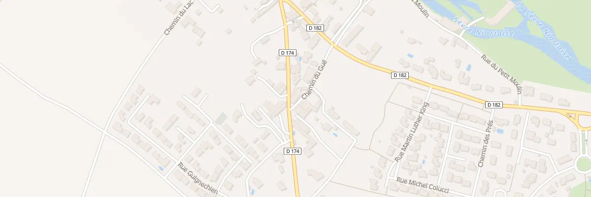 Plan du 1 Che du Gué Ruffigny à La Crèche