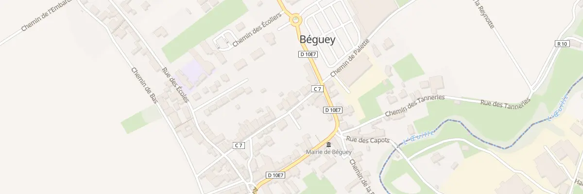 Plan du 8 Rue du Puits de Paresse à Béguey