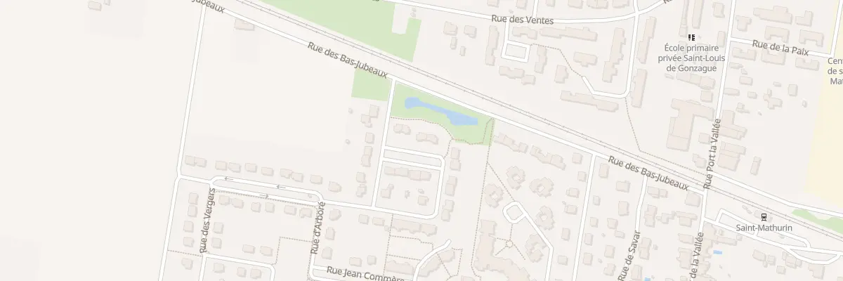 Plan du 5 Rue des Vallerots à Loire-Authion