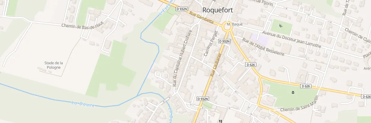 Plan du 102 Rue Alphonse Castaing à Roquefort