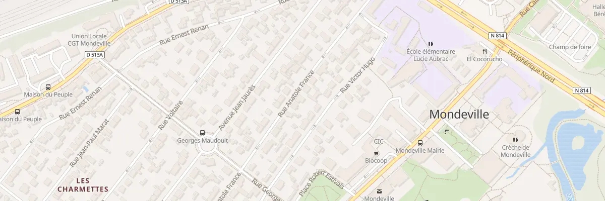 Plan du 19 Rue Anatole France à Mondeville