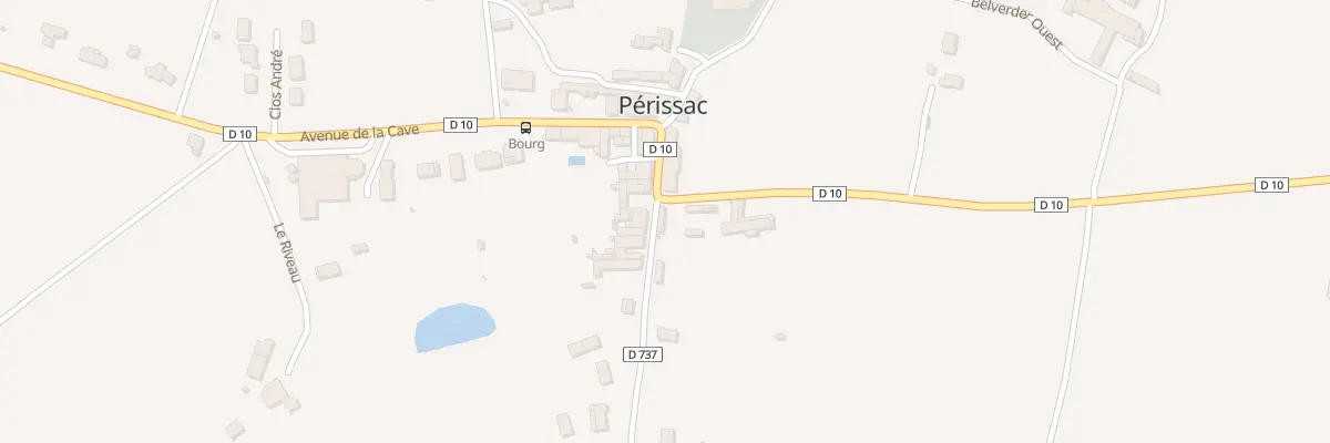Plan du 3 Rue du Cap Oscar de Gereaux à Périssac