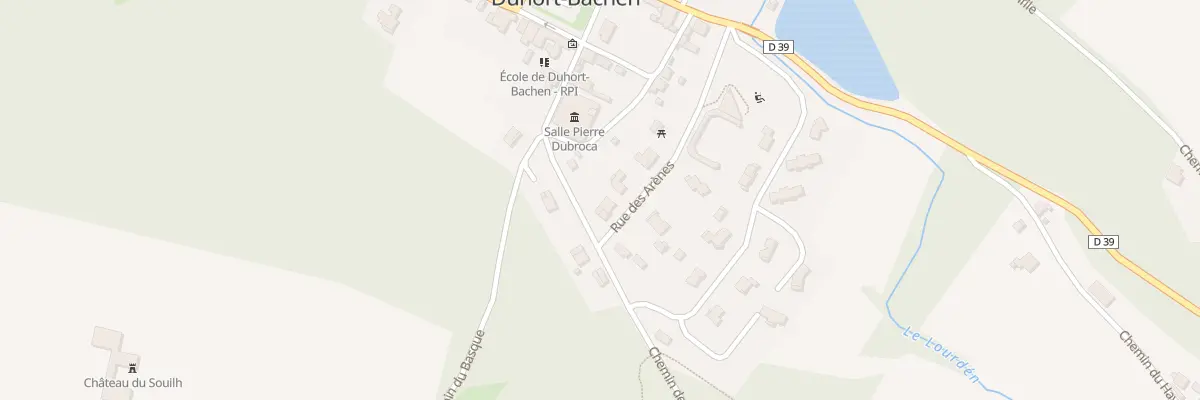 Plan du 200 Rue des Arènes à Duhort-Bachen