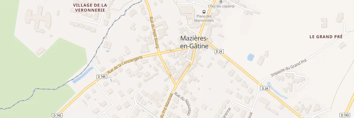 Plan du 3 Rue du Cheval Blanc à Mazières-en-Gâtine