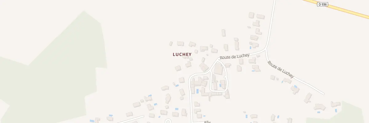Plan du 26 Rte de Luchey à Baron