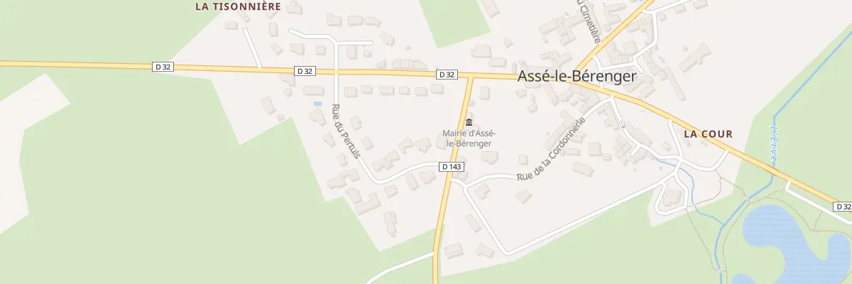 Plan du 4 Rue de la Couardière à Assé-le-Bérenger