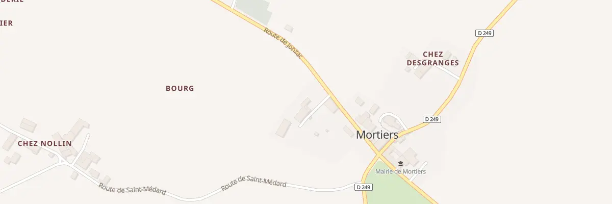 Plan du 5006 Le Bourg à Mortiers