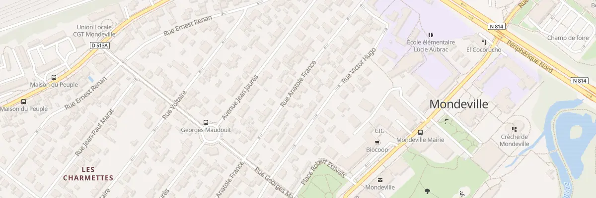 Plan du 21 Rue Anatole France à Mondeville