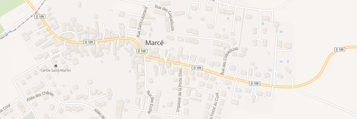 Plan du 27 Rue Principale à Marcé