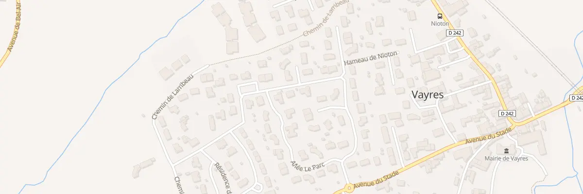 Plan du 3B Lot du Hameau de Nioton à Vayres