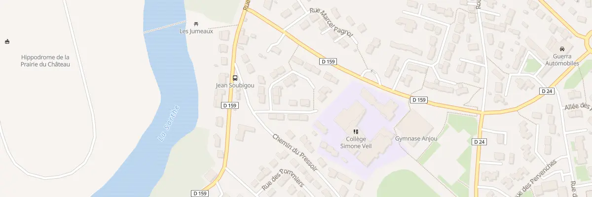 Plan du 4 Rue Georges Brassens à Sablé-sur-Sarthe