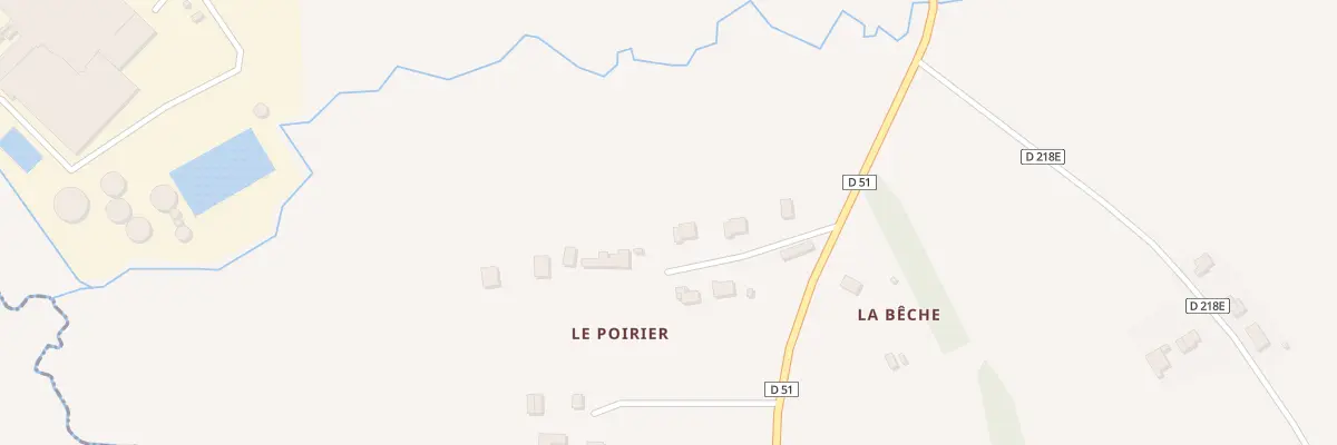 Plan du 5000 Le Poirier à Saint-Hilaire-de-Briouze