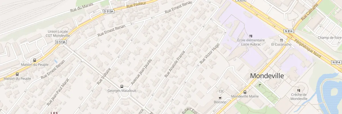 Plan du 22 Rue Anatole France à Mondeville