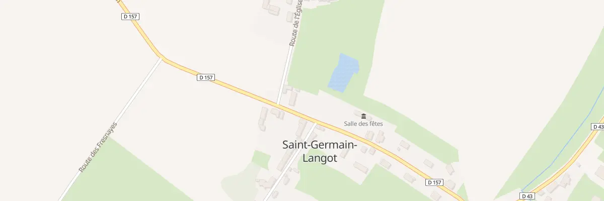 Plan du 2 Rte de l’Église à Saint-Germain-Langot