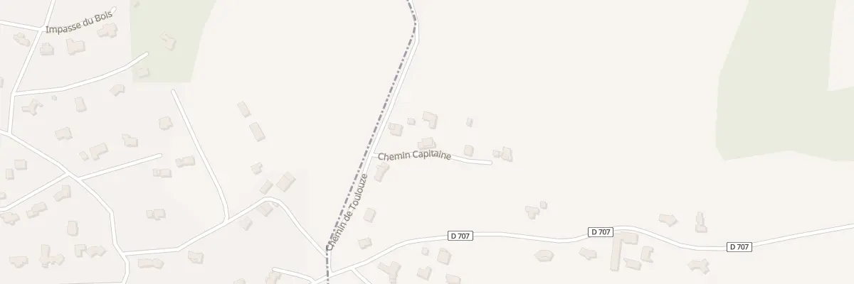 Plan du 1 Che Capitaine à Saint-Castin