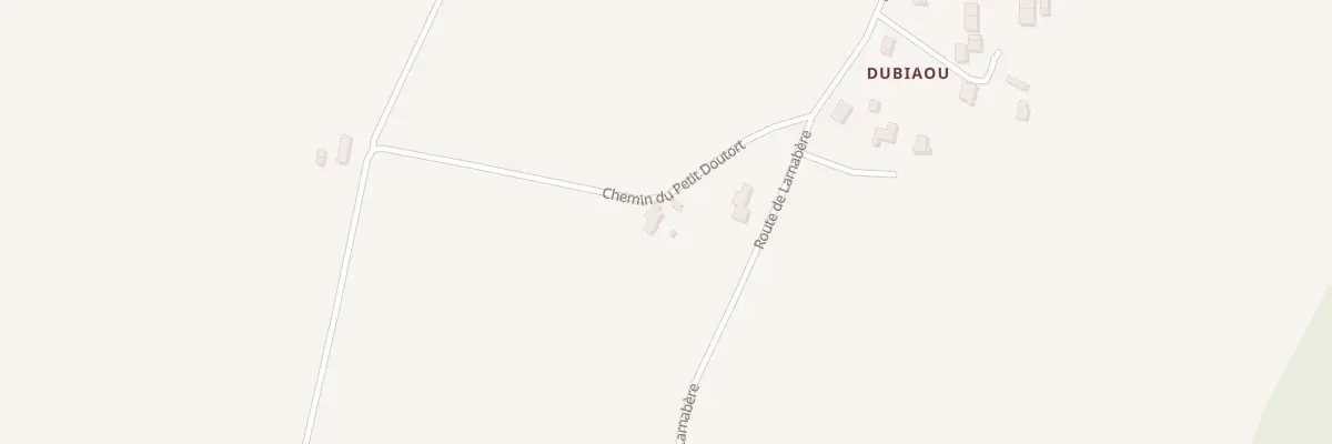 Plan du 131 Che du Petit Doutort à Duhort-Bachen