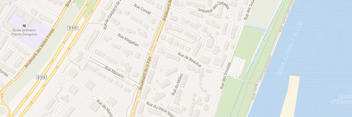 Plan du 64 Rue de Beaulue à Hérouville-Saint-Clair