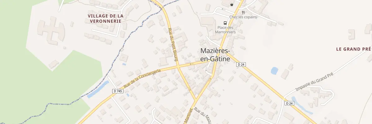 Plan du 12 Rue de la Verronnerie à Mazières-en-Gâtine