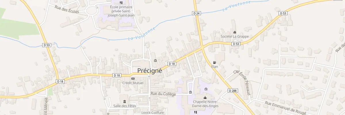 Plan du 11 Gr Grande Rue à Précigné