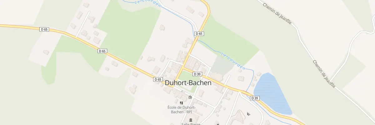 Plan du 18 Rte de Cazères à Duhort-Bachen