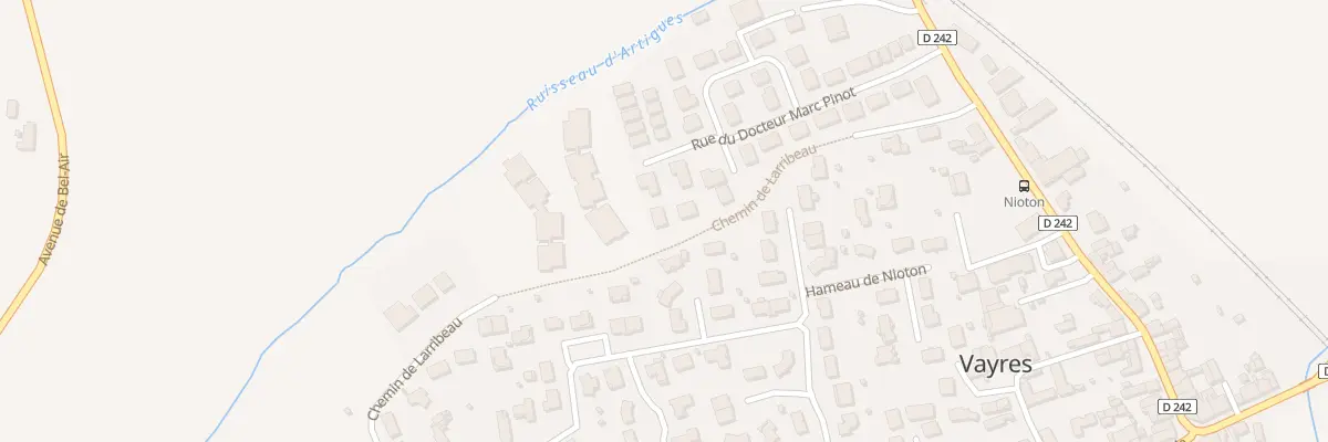 Plan du 27 Rue du Docteur Marc Pinot à Vayres