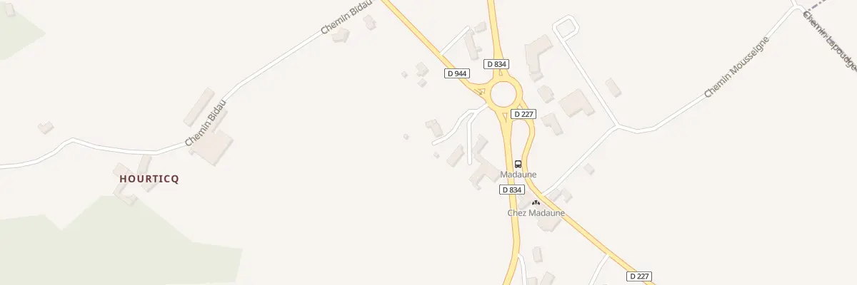 Plan du 1 Rte de Thèze à Auriac