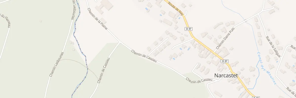 Plan du 14 Rue de la Colline à Narcastet