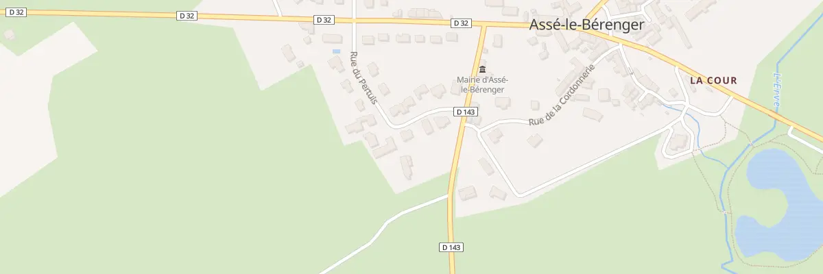 Plan du 5 Rue de la Couardière à Assé-le-Bérenger