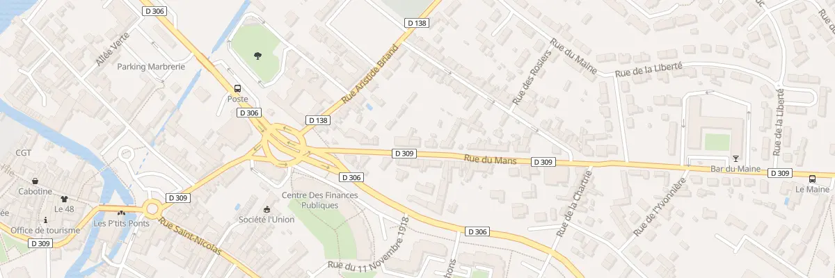 Plan du 22 Rue du Mans à Sablé-sur-Sarthe